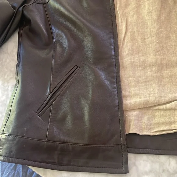 FACONNABLE Leather Jacket - Picture 4 of 4